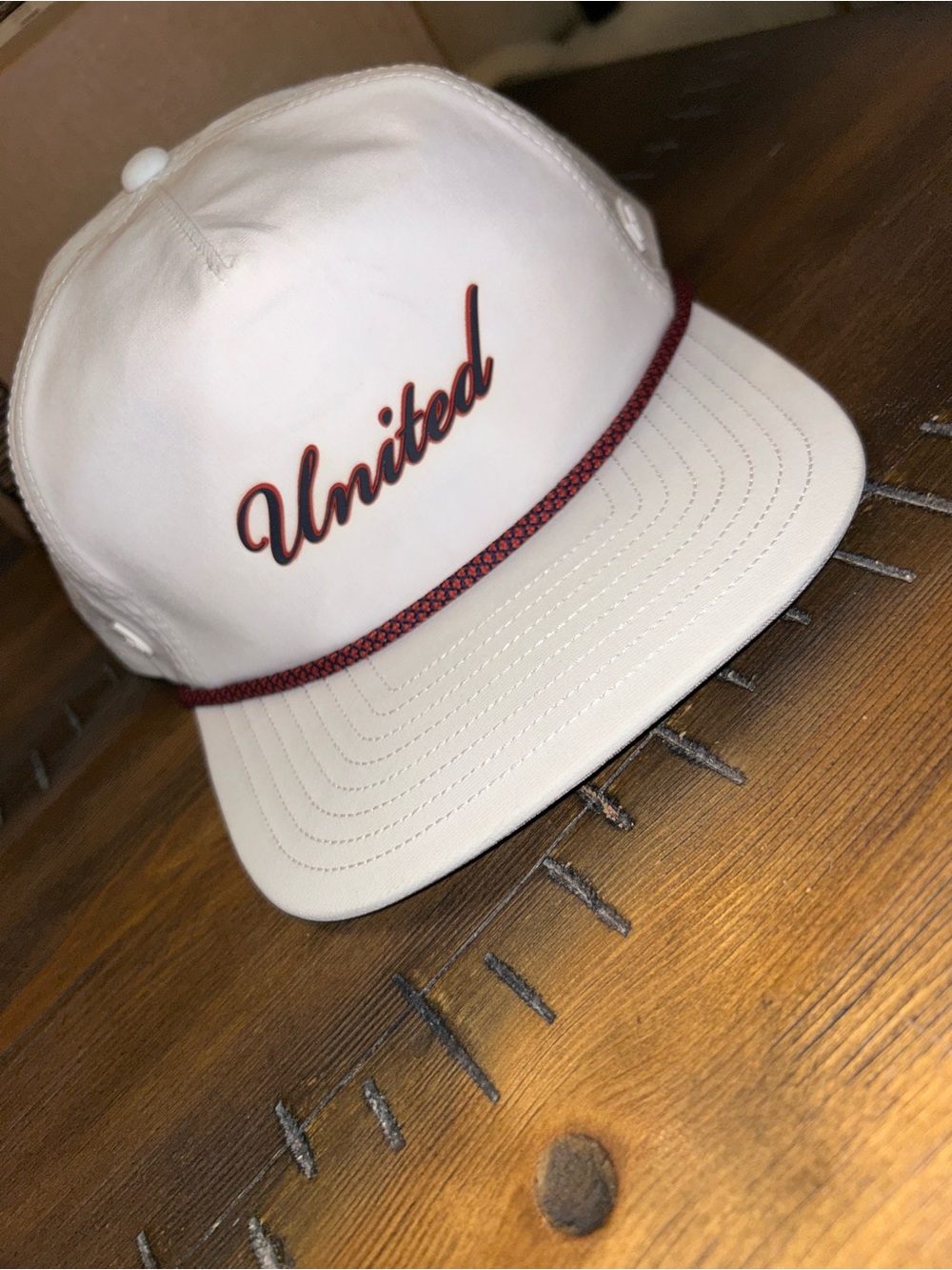 Melin White United Rope Hat CL